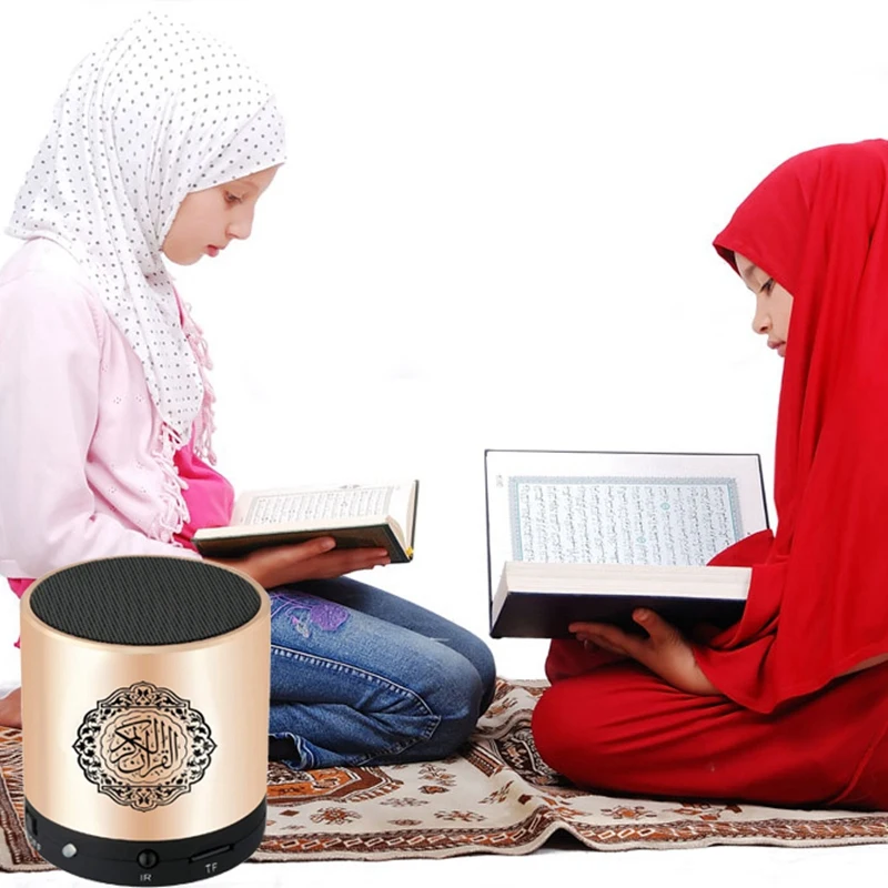 Quran Muslim Speaker,Smart Koran Translation Small Portable Remote Control Bluetooth MP3 FM IF Player Ramadan Hajj Gifts HGC