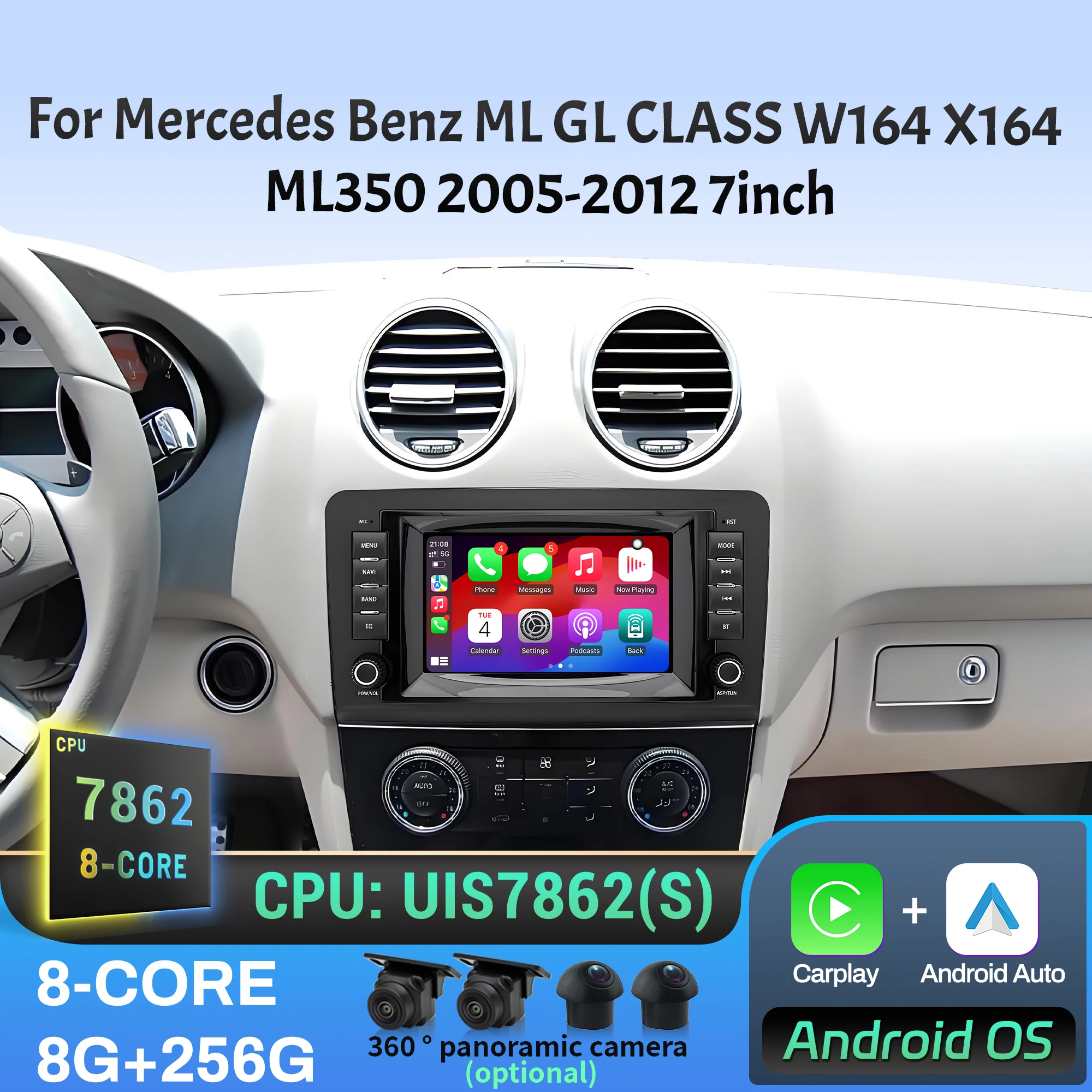 7 Inch Android 14 C… - image