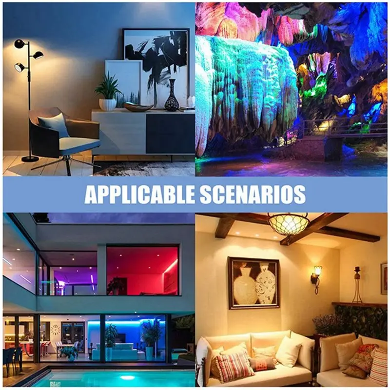 2026 New 25PCS Tuya Wifi GU10 Smart LED Light Bulb Dimmable 6W 220V Smart Life App Control Spotlight Bulb Works With Alexa - view 2