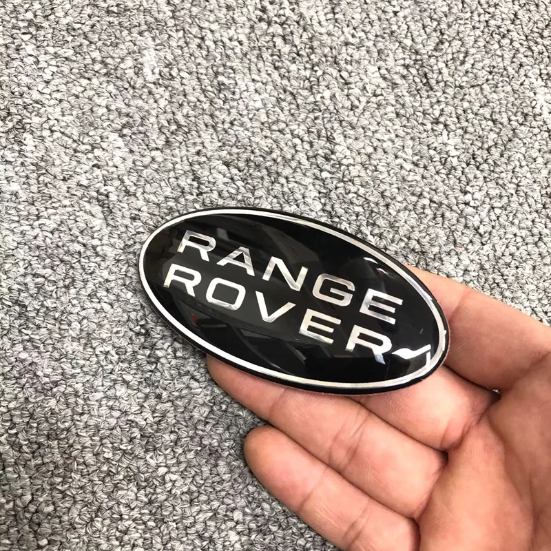 3D Aluminium Car Front Grille Logo Sticker For Range Rover L320 L322 L405 Discovery Sport L494 Evoque SVR SV Velar Accessories