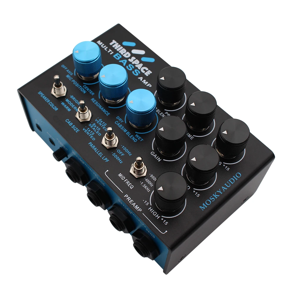 Mosky Third Space Bass Amplifier Pedal - Stereo Simplifier Bass
