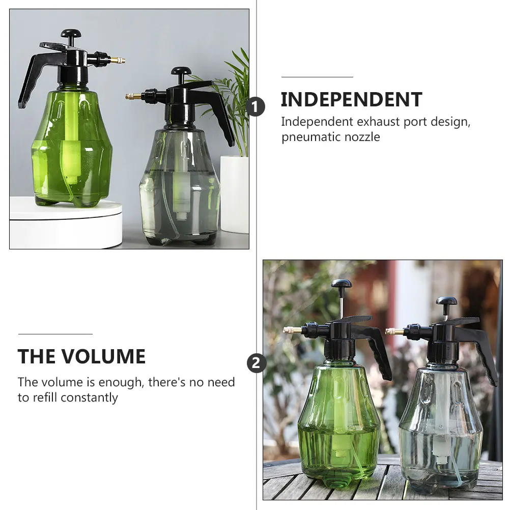 

2Pcs Thicken Plastic Flower Watering Bottle Drop Proof Portable Eco Friendly Refillable Spray Bottle Garden Plant Sprayers Mist