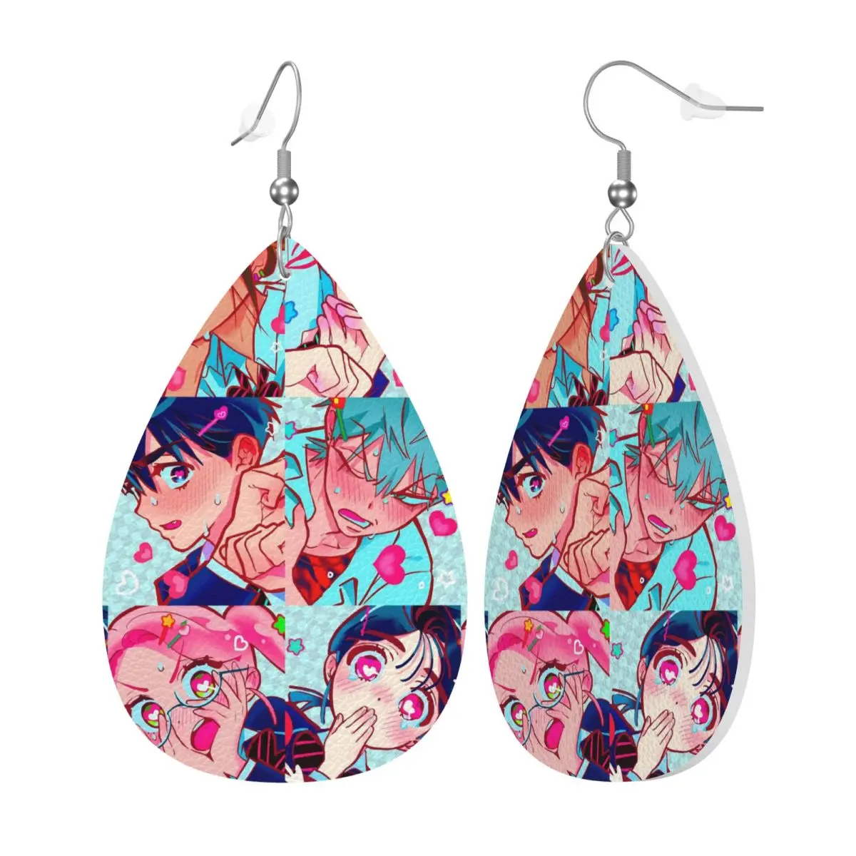 Custom Alien Stage Anime PVC Leather Earrings Dangle Earrings Jewelry For Women Cartoon For Wife Mother Gift