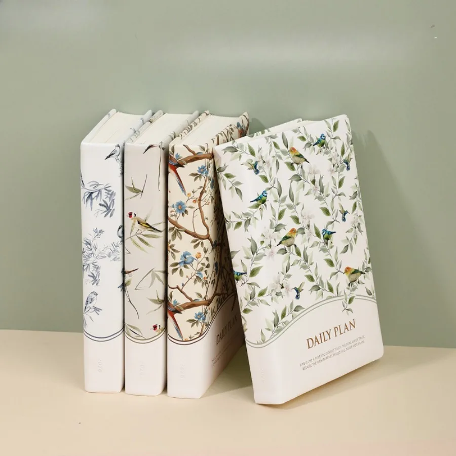 high-color-floral-literary-2026-trend-schedule-daily-efficiency-manual-handbook-a5-annual-calendar-notepad-calendar-book