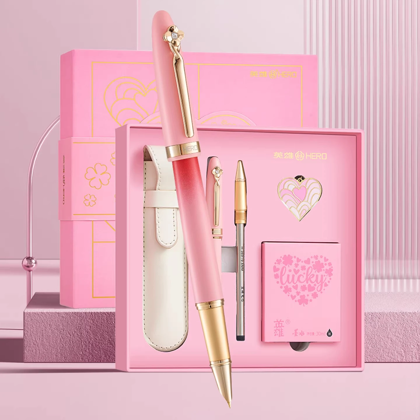 

Hero 5069 Premium Fountain Pen for Women Coming-of-Age & Valentine's Day Gift for Girlfriend