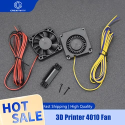 Ventilador de impressora 3D 4010 Ventilador 24v Extrusora de plástico preto Ventilador de resfriamento para Ender3 V2 Ender3 / Ender3Pro CR10 Acessórios de impressora 3D