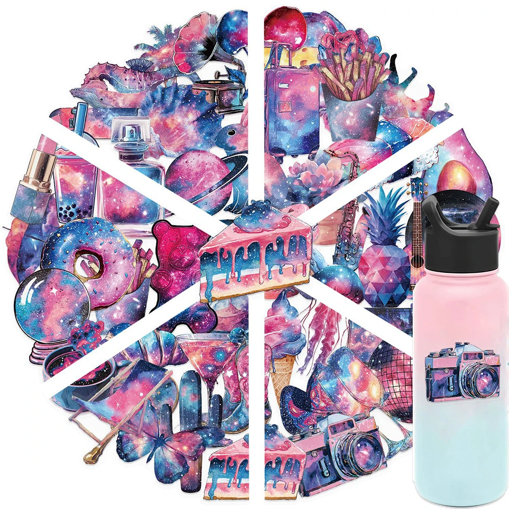 

10/30/50pcs Cute Cartoon Starry Sky Series Stickers Aesthetic DIY Notebook Phone Scrapbook Car Cool Graffiti Sticker Fun for Toy