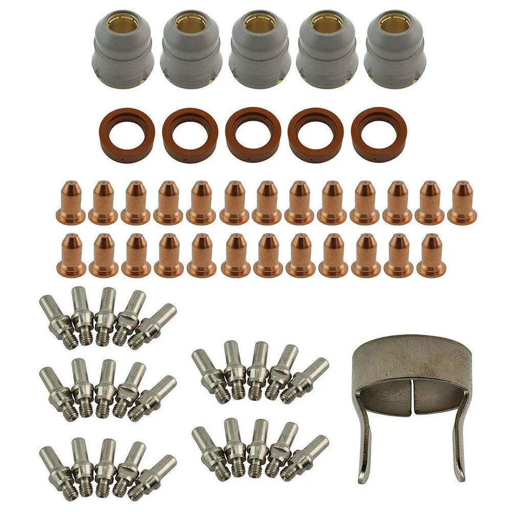

For MEGA Consumables Electrode Replacement Kit Cut30 Torch Parts As Shown In The Picture Replacement Parts For Bossweld