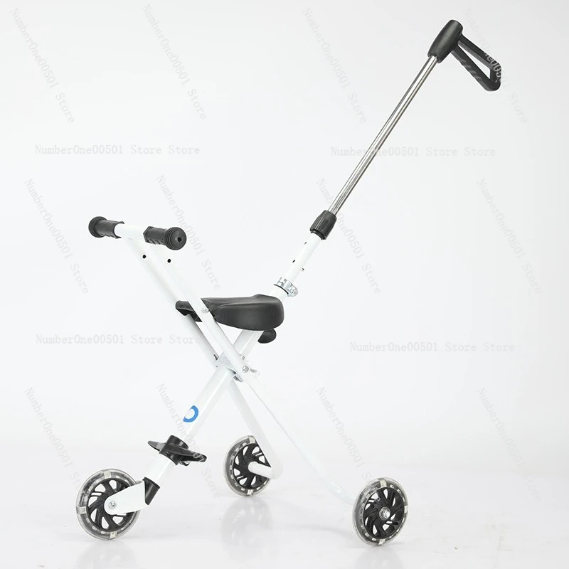 

Lightweight Tricycle Baby Stroller Portable Foldable Simple Pushchair for Kids Outing Walking