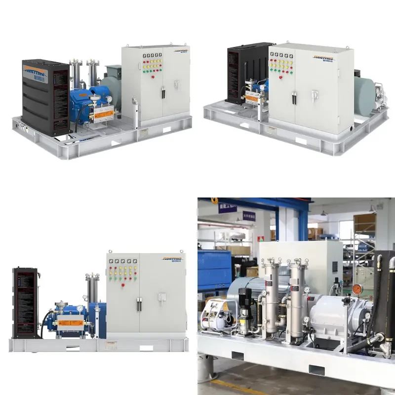 Fedjetting 150HP 90KW 40000PSI 17.2LPM Electric Industrial High Pressure Water