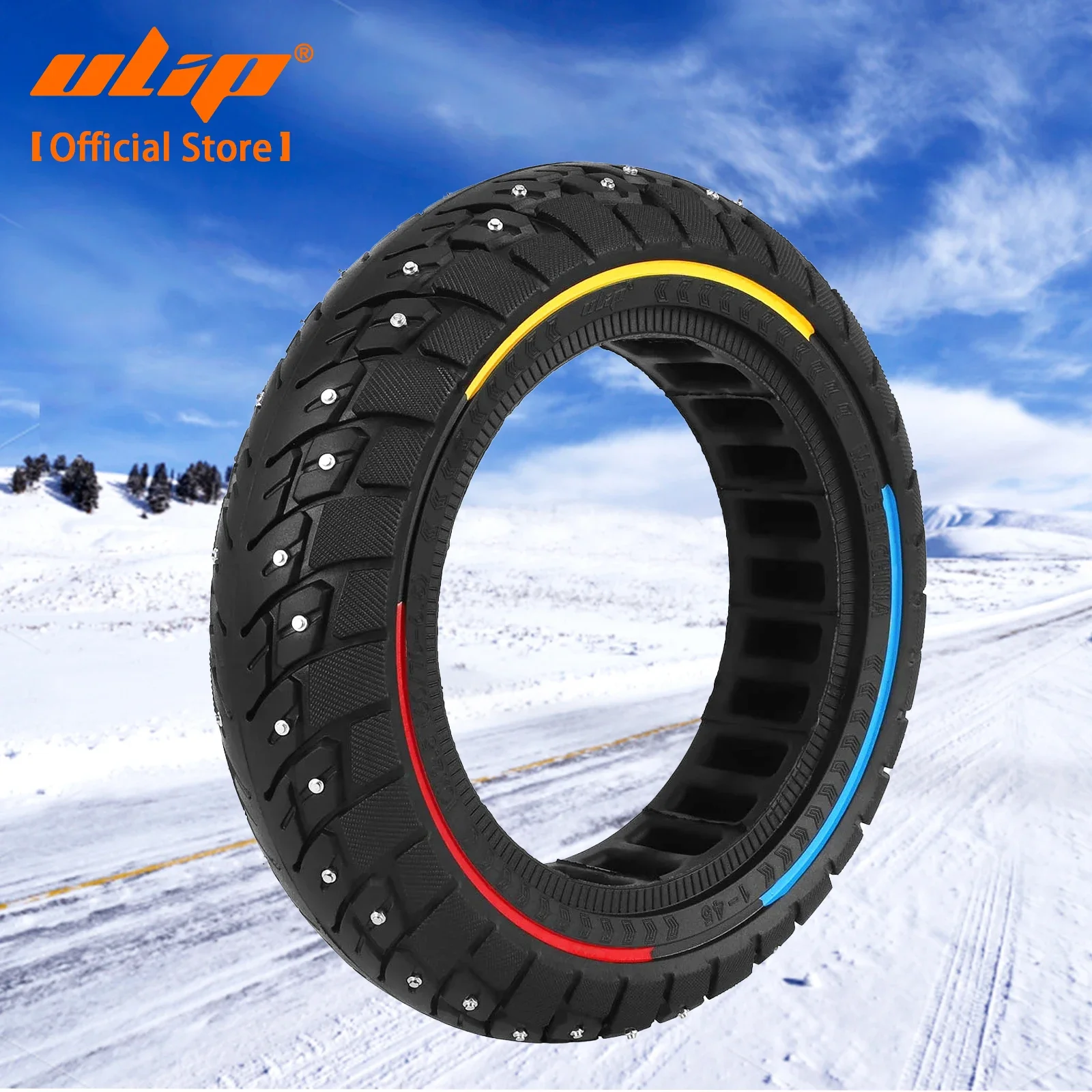 

ULIP 60/70-6.5 Winter Snow Tire for NO.9 Max G30/G30D/G30E/G30LP | Enhanced Ice Grip & Anti-Slip | 10x2.5 Scooter Solid Tires
