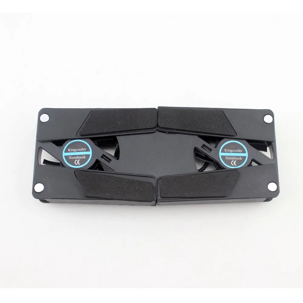 USB Mini Laptop Fan Stand Notebook Foldable Cooling Double Fan CPU Cooler For 7-15 inch Notebook Computer Laptop image 4