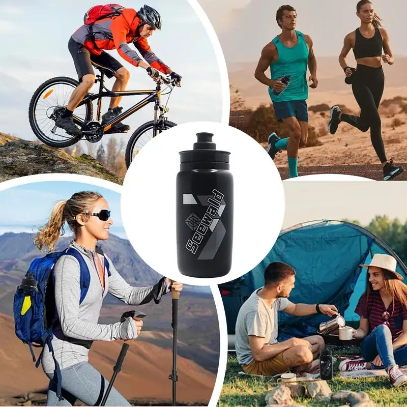 ขวดน้ํากีฬาขี่จักรยานขวดจักรยาน 550ml Fitness & Cycling Tumbler ขวดอเนกประสงค์เกรดอาหารสําหรับฟิตเนส