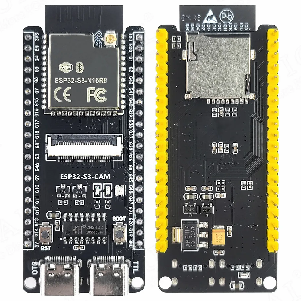ESP32 S3 Development Board with 2.4G Extend Wifi Module for Camera Module OV2640 16MB FLASH 8MB PSRAM ESP32 S3 N16R8 CAM Type-C