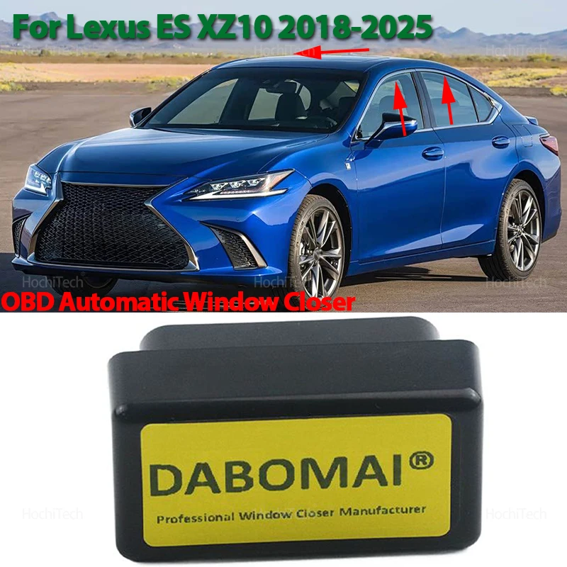 

Auto Car Window Closer Car Power Window Roll Up Closer Speed Lock Error Free for Lexus ES XZ10 200 250 260 300h 350 2018-2025
