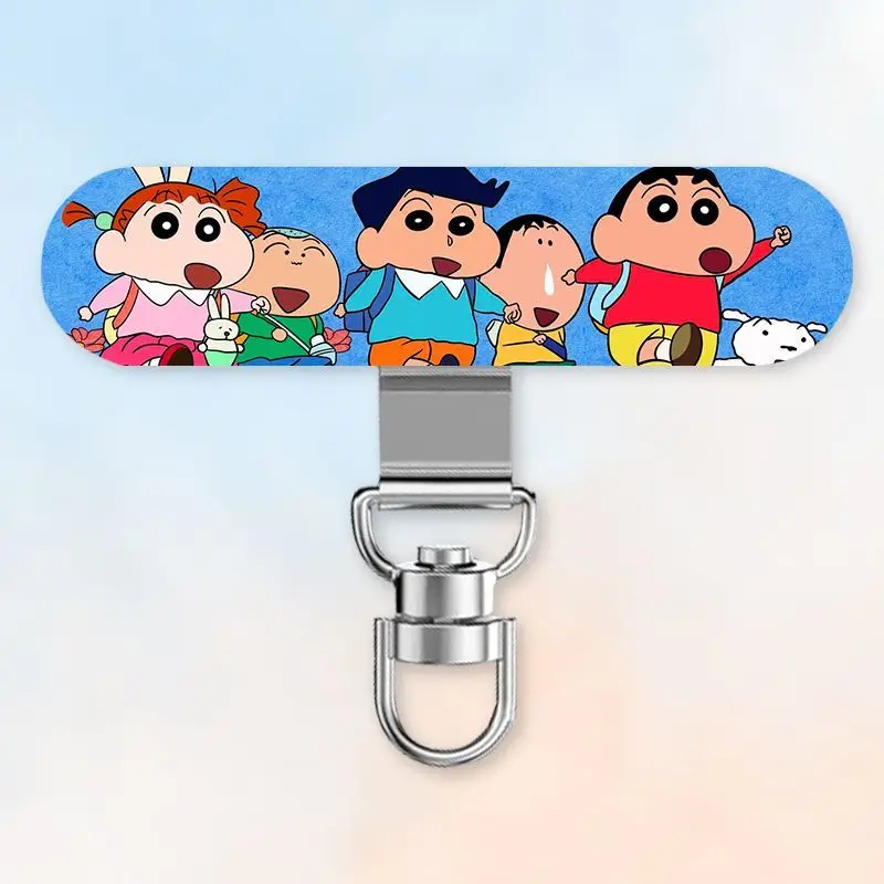 Crayon Shin-chan Sakurada Nene Nohara Shiro kreativer Cartoon-Handyhalter mit Metallclip, fester Verbindung und drehbarer Dichtung – Detail 3