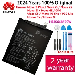 Hua Wei Battery HB356687ECW For Huawei Nova 2 plus  Nova 2i 2S 3i 4e  G10 / Mate 10 Lite SE  Honor 7X 9i P30 Lite Batteries