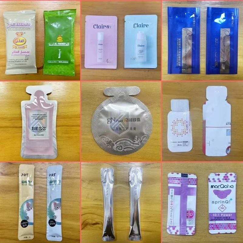 Full Automatic Irregular Shaped 30ml Sport Gel Juice Liquid Stick Sachet Packing Machine