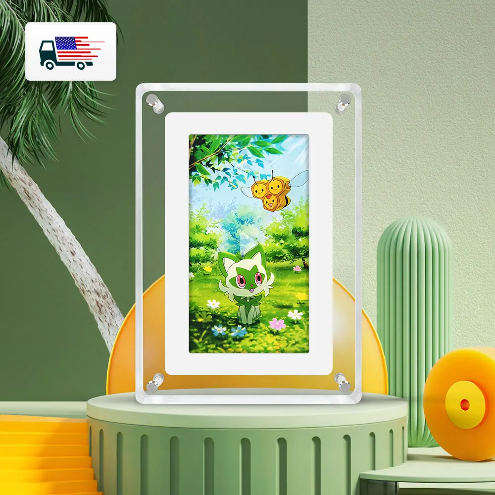 Advertising Display Hd Video Motion Sensor Digital Photo Frame 7 Inch Acrylic Digital Photo Frame