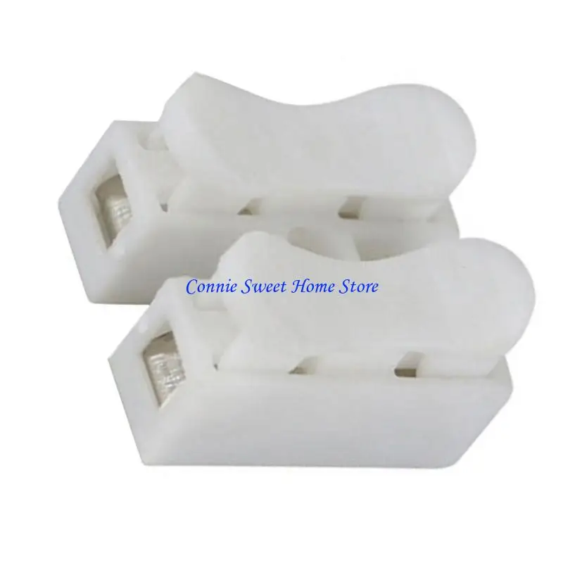 LXAF 100Pcs Push Quick Wire Cable Connector Spring Clamp Terminals Easy to Use