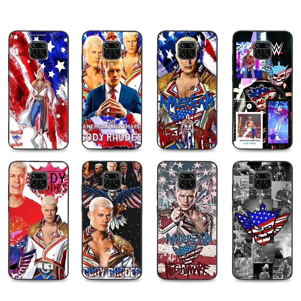 C-Cody R-Rhodes Phone Case For Xiaomi Mi 5X 8 9 10 11 12 lite pro 10T PocoX3pro PocoM3 Note 10 pro lite