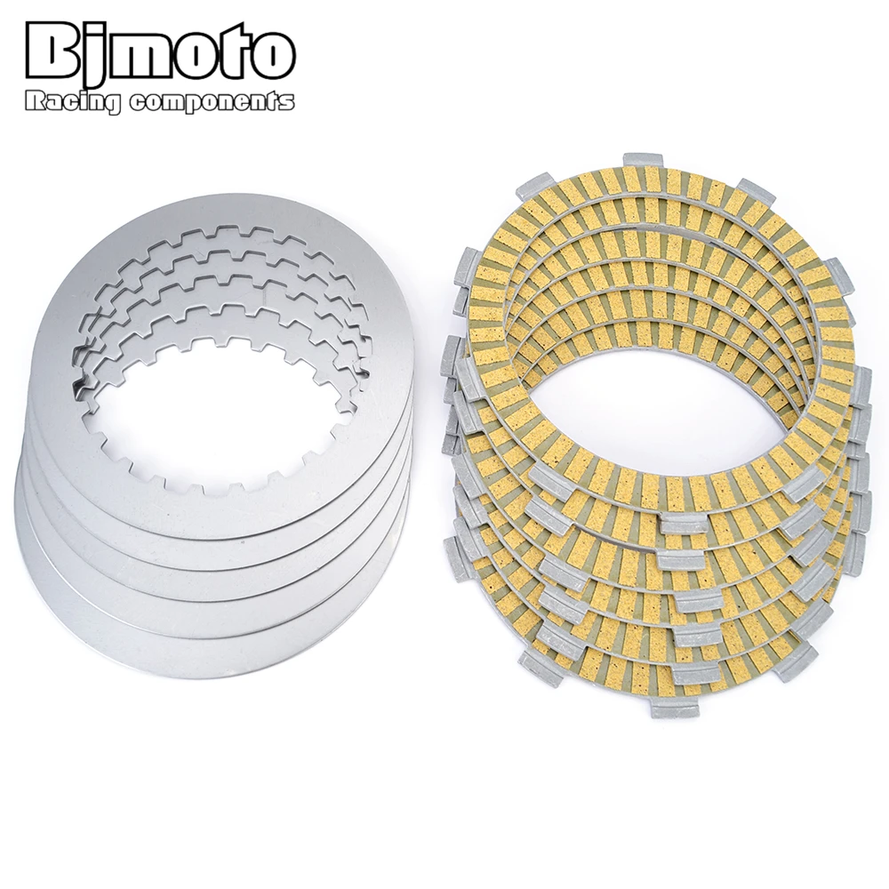 Clutch Friction Plates For Honda CR125 AX-1 NX250 XL250 XLR250 XR250R XR250SM XR250L XR250 XR350R CBF250