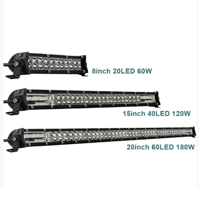 

﻿﻿ISURE MARINE Ultra-thin LED Strip Light White 8 "15" 20 " Off-road Light Car Modification Intake Grille License Plate Light