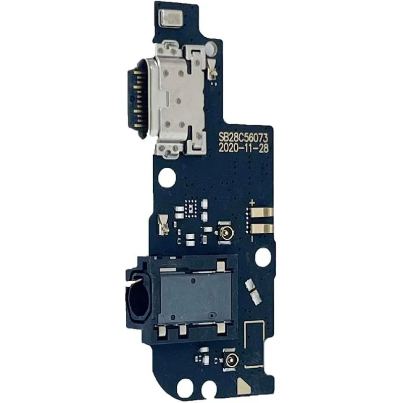 لموتورولا موتو جي باور 2020 USB شحن ميناء حوض موصل مجلس فليكس استبدال جزء