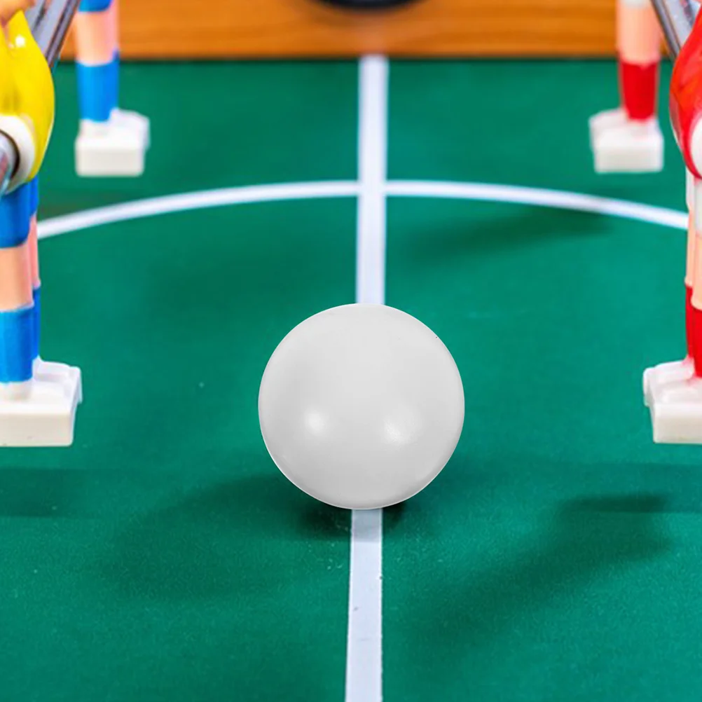 

24 Pcs Mini Glossy White Football 32mm Smooth Surface HIPS Material Foosball Table Parts Game Accessories Replacement