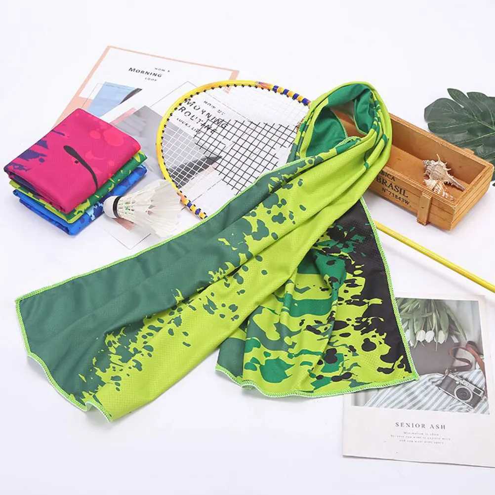 

3 Pcs Cold Towel Yoga Fitness for Running Gym Sports Sweat Polyester Sweat-absorbent Towels