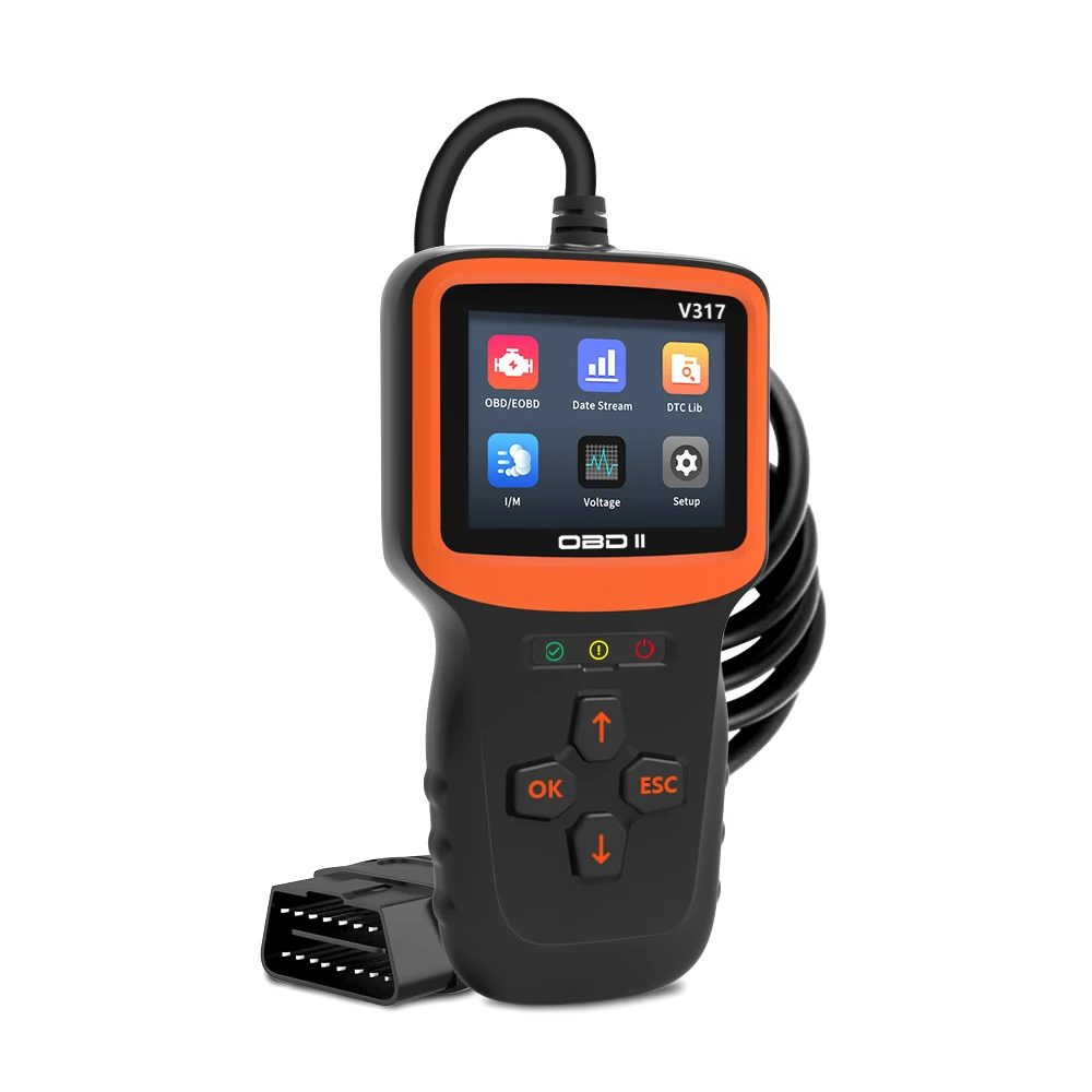 

STLF ZJW Advanced Big Color Displsy V317 ELM327 2 Car Code Reader 2 Scan Tool Scanner Automotive ii Auto Diagnostic
