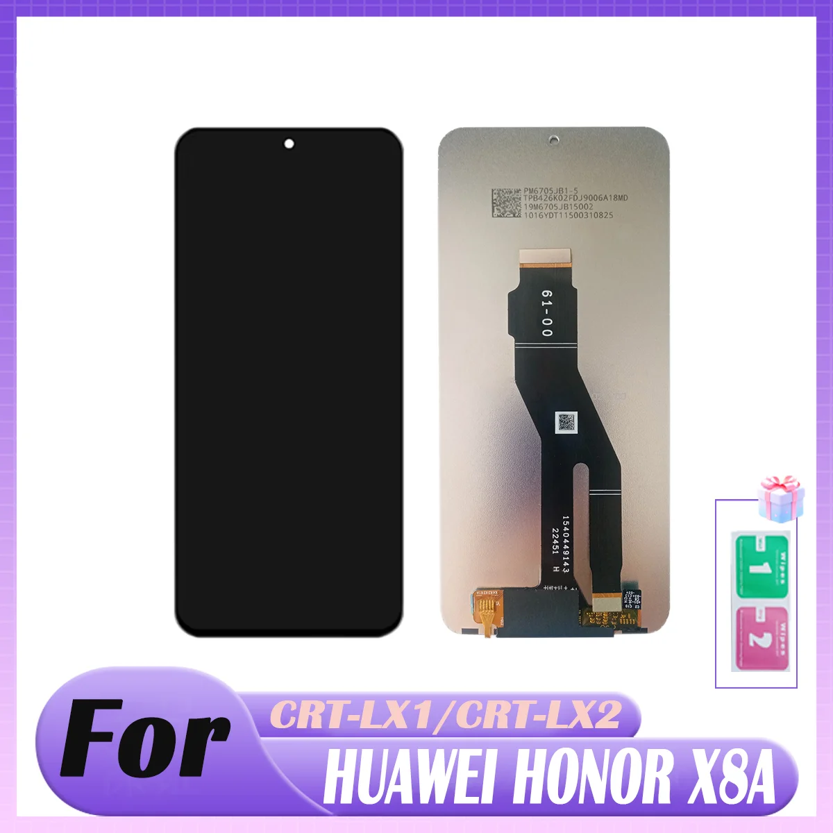 

X8A LCD For Huawei Honor X8a CRT-LX2 CRT-LX1 CRT-LX3 LCD Display Touch Screen Digitizer Assembly Replacement,for Honor X8A LCD