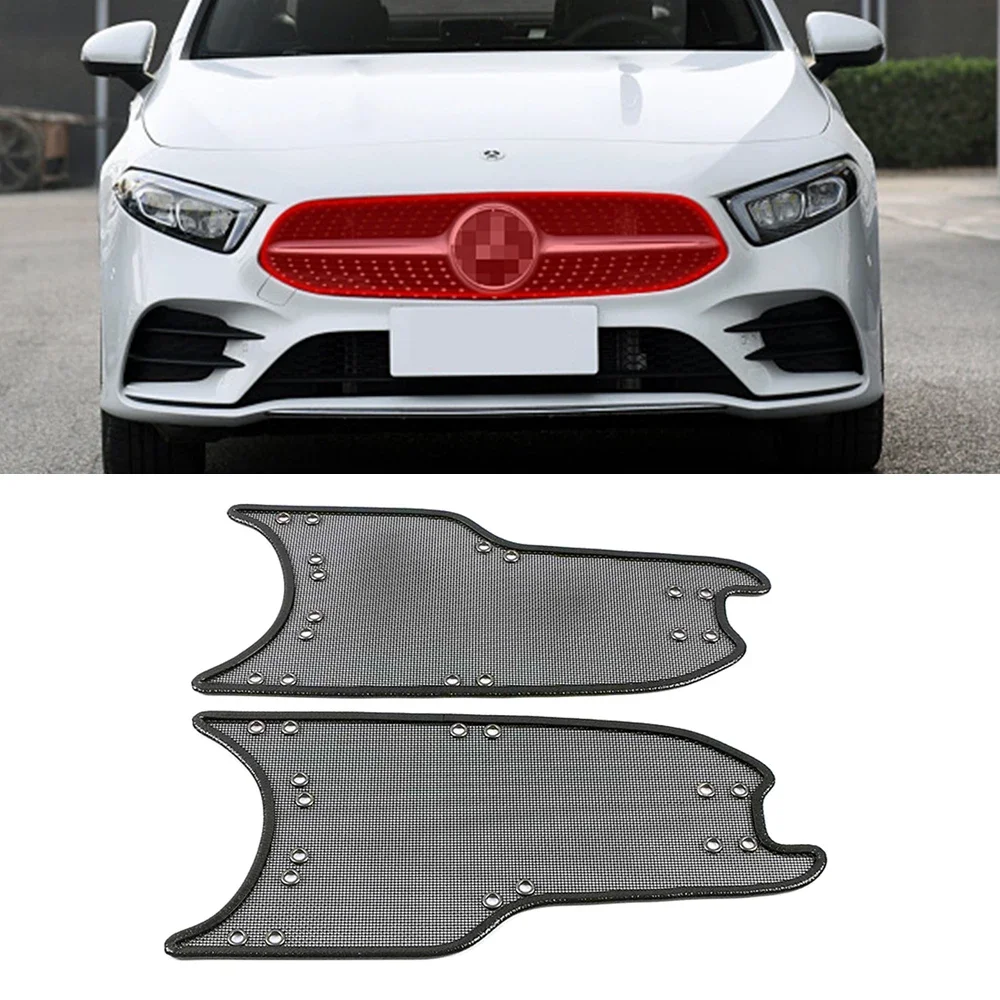 

Для Mercedes Benz A Class W177 V177 A180 A200 A220 A250 2019 2020 передняя решетка сетка от насекомых крышка отделка защита радиатора