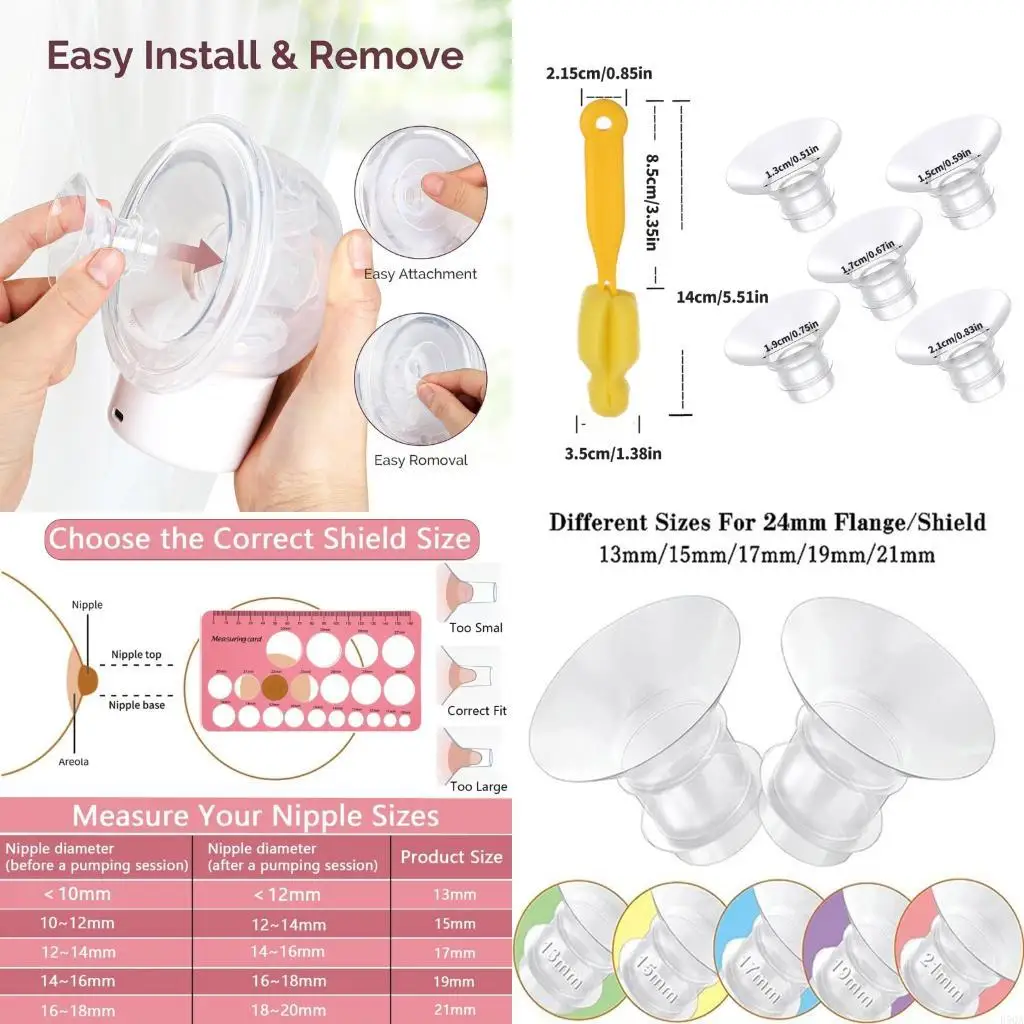 

Набор адаптеров грудного насоса D5QA с измерения