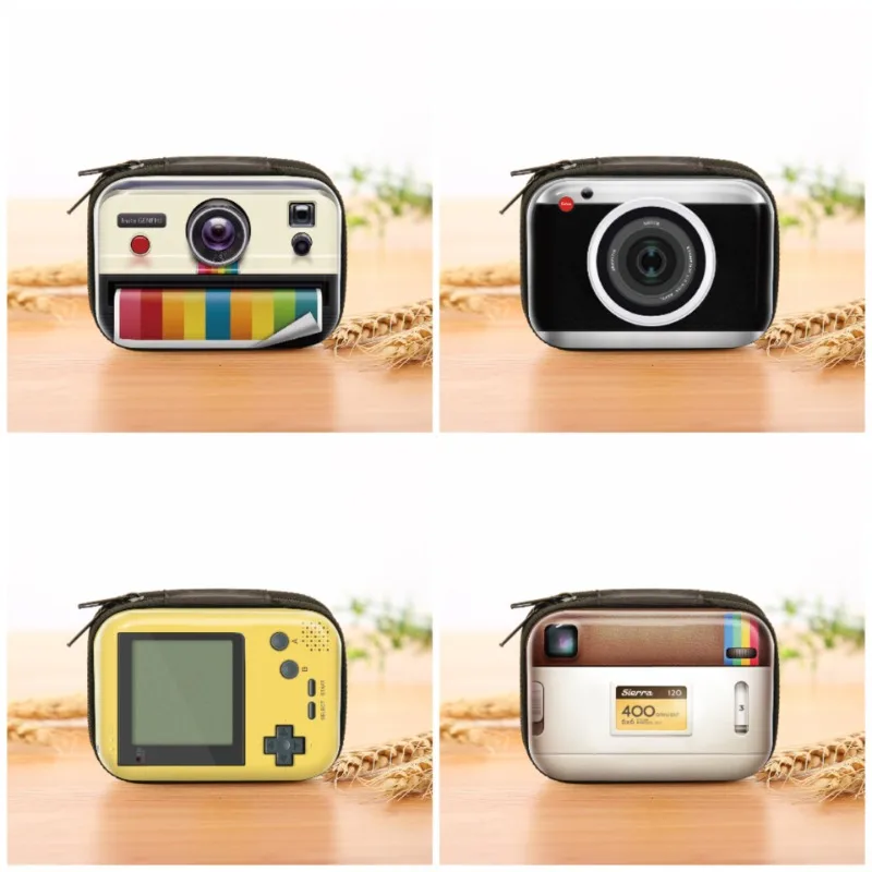 Cartera rectangular de hojalata creativa, bolsa de cambio pequeña, billetera minimalista, monederos interesantes, monedero, Mini caja de almacenamiento