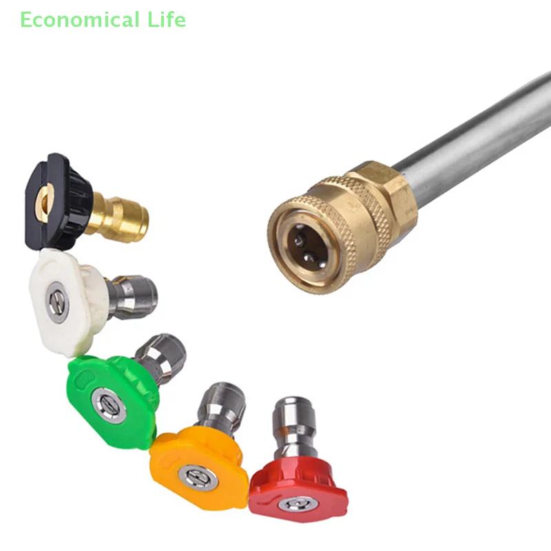

Upgrade Power Washer Lance 1/4 Inch Quick Connect Power Washing Sprayer High Pressure Washer Extension Rod Telescoping
