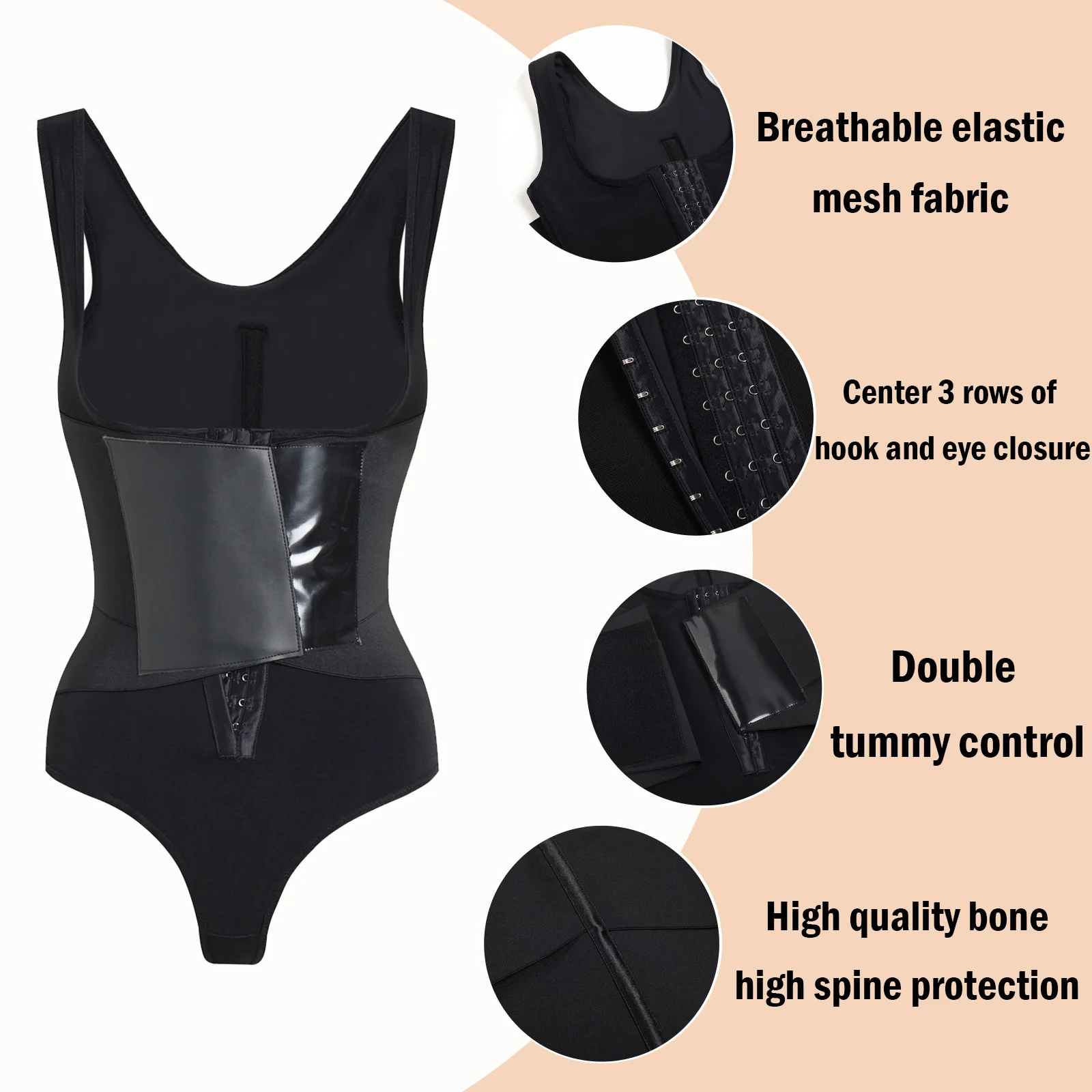 Colombian Girdles Shaper Waist Trainer Corset for Women Hourglass Body Sculpting Binders Belt Postpartum Flat Belly Workout