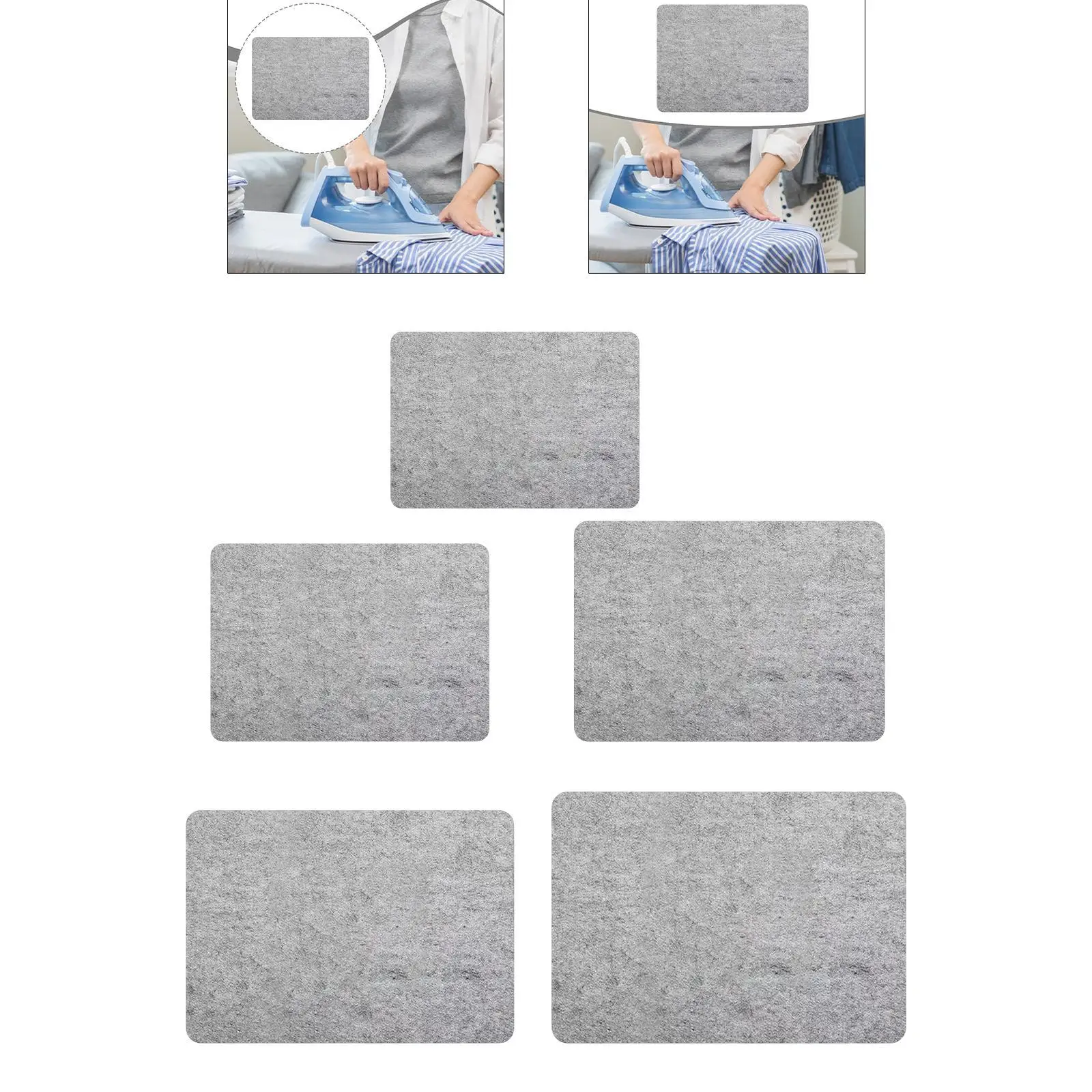 Pressing Mat Multipurpose Portable Accessory Felted Ironing Mat Ironing Pad for Dorm Apartment Patchwork Countertop Sewing