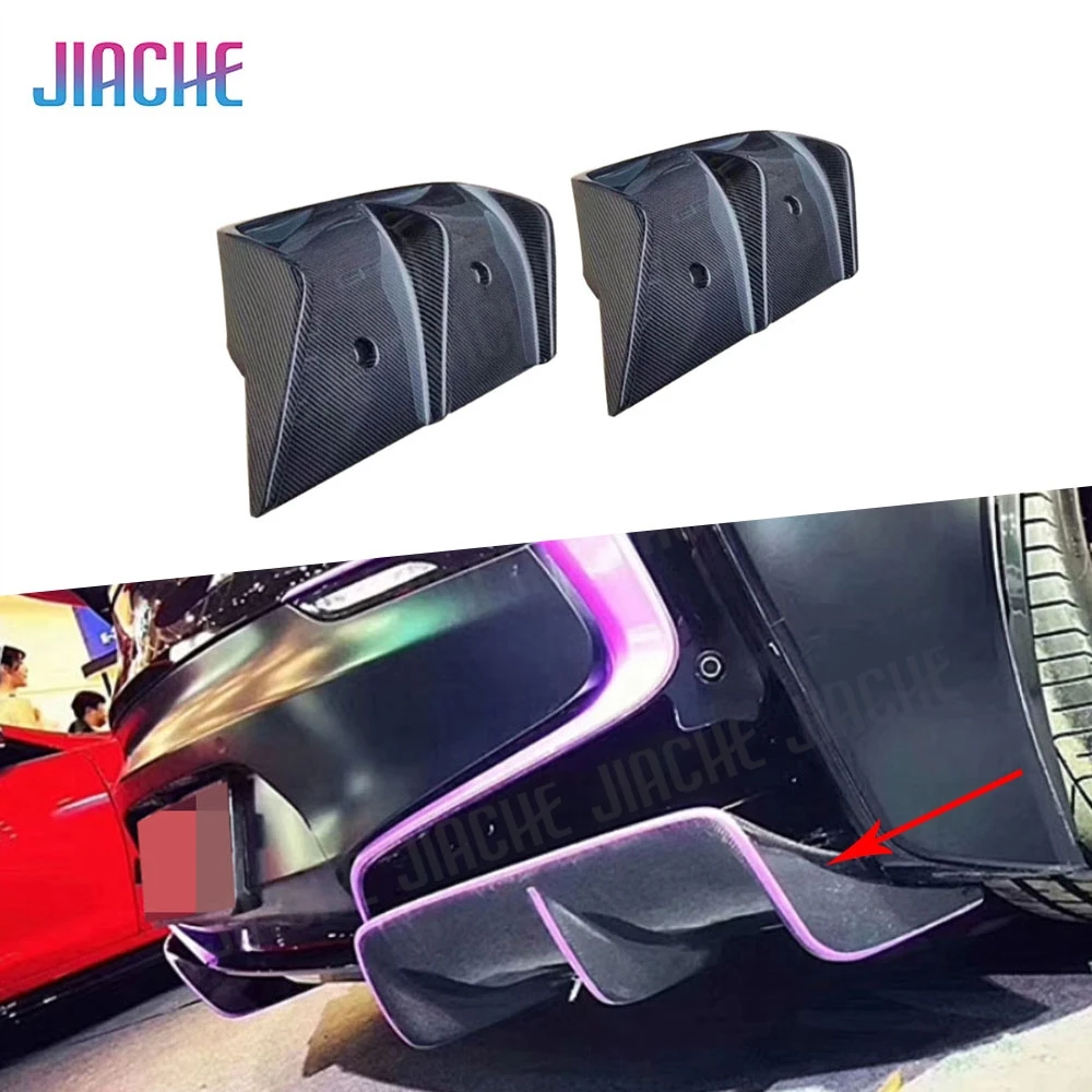 

Dry Carbon Fiber Rear Diffuser Bumper Splitter Lip Spoiler Racing Car Styling For BMW I8 2015-2021 FRP Rear Diffuser Body Kits