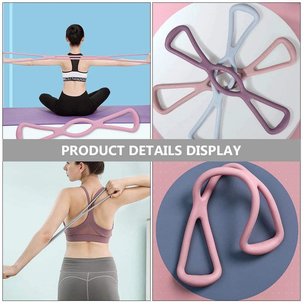 

3pcs Stretch Bands For Exercise Yoga Resistance Strap Durable Elastic Tpr Workout Band Strength Training Fitness Supplies Heavy