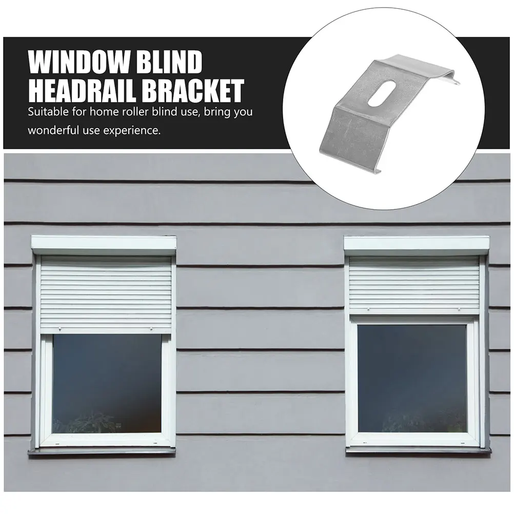 

20pcs Iron Vertical Brackets Replacement Clips For Blinds Mini Blind Holder Mounting Bracket Compatible With Vertical Louver