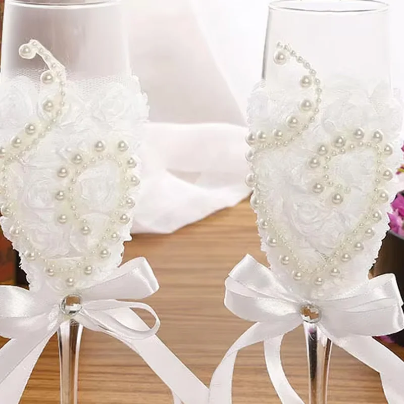 Wedding wine glasses, champagne glasses, creative western wedding fashion goblet wedding supplies