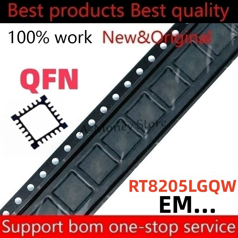 

(5pcs)RT8205L RT8205LGQW RT8205LZQW (EM EC DA.EM DB.EM...) QFN-24