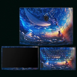 Laptop Custom Skin for MSI GF66/GF76/GF65/GF63 Colorful Printed Vinyl Skin Stickers for MSI GF63/GL63/GL73/GP63 Covers