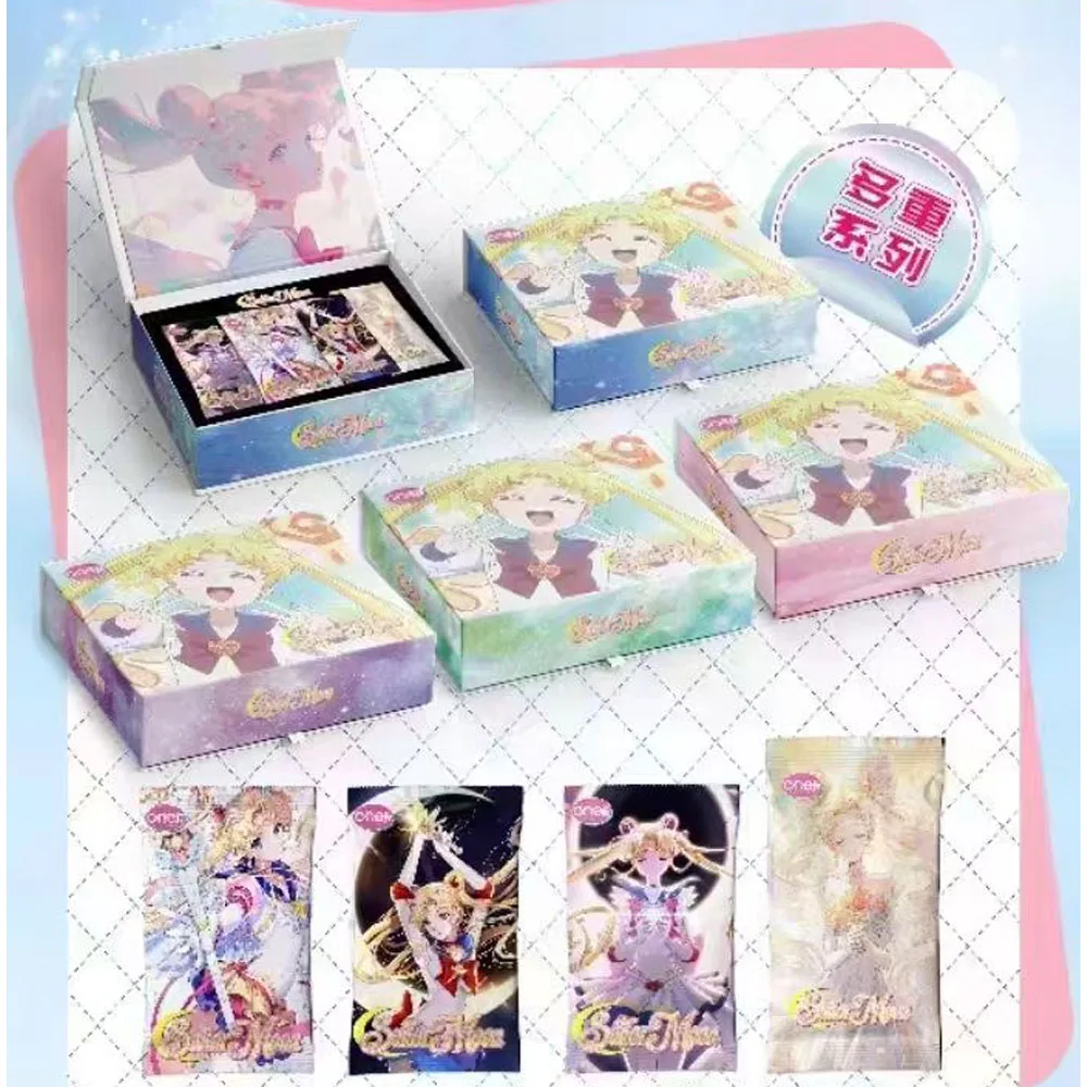 2025 New Sailor Moon Cards Anime Character Pretty Girl Beauty Cute Tsukino Usagi Collection Cards Children's Toy Gifts