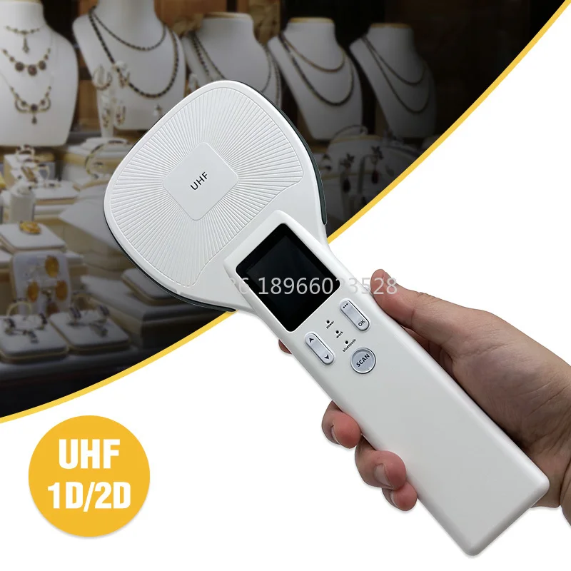 

Impinj E710 Fast Reading Android IOS UHF RFID Handheld Reader/ PDA With Barcode Scanner for Jewelry Management Data Transmission