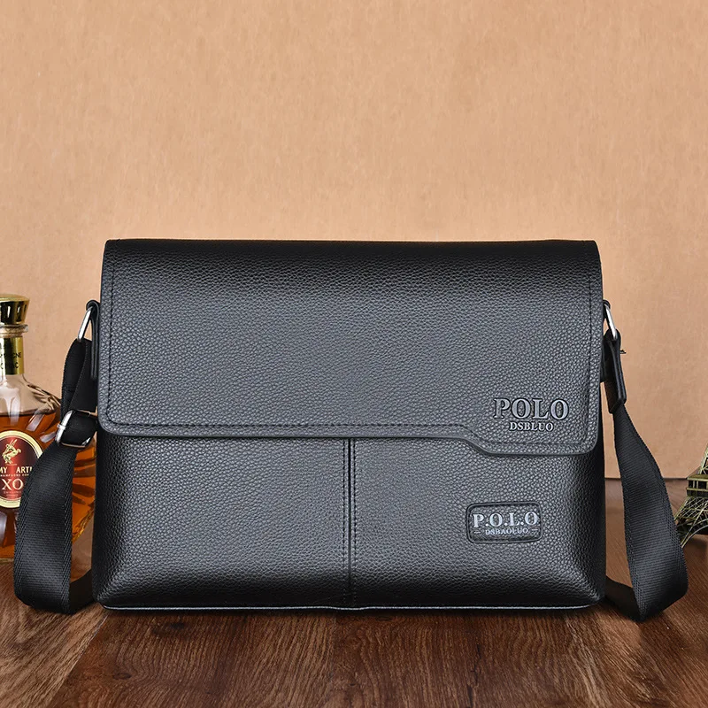 Luxury Leather Shoulder Bag Husband Crossbody Men Boy Tote Designer Messenger Bags Male Luxurious Brand Men's Small Handbag