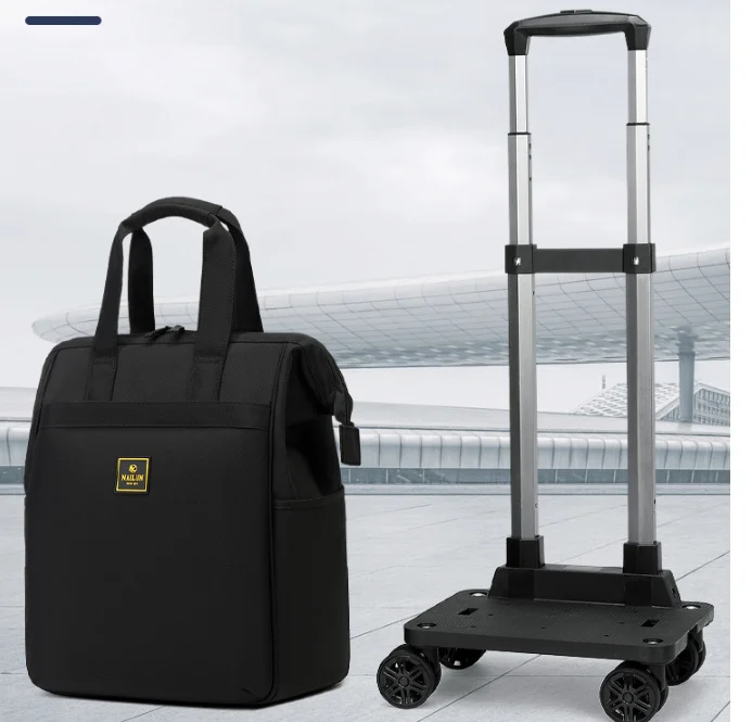 Women Carry-on Bag Women Travel Trolley Luggage backpack bag 20 Inch Trolley Backpack luggage Tote Wheeled Backpacks cabin size