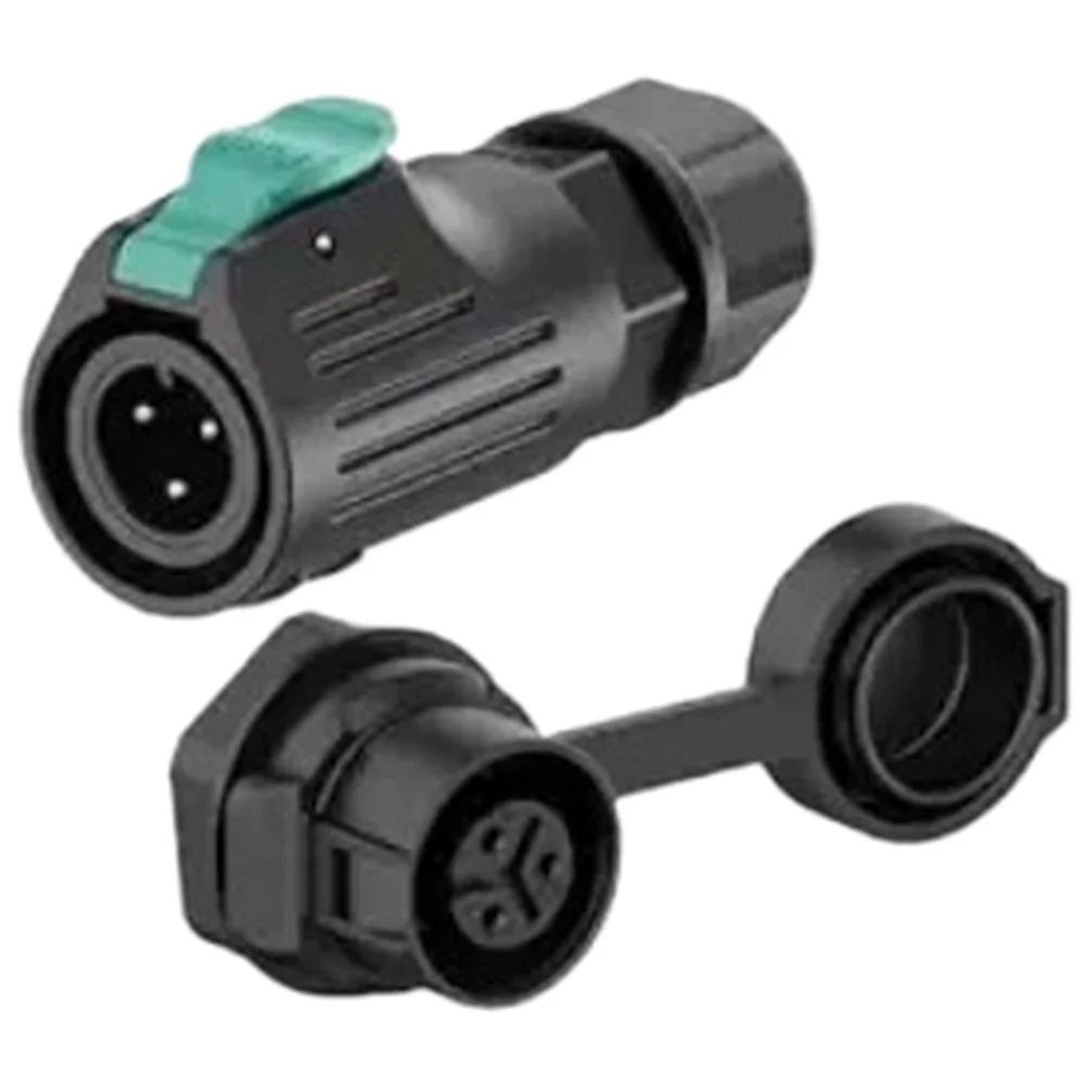 LED Lighting Installation LP12 Connector Gold-plated Core Plastic Housing 1500V Withstand Voltage For LED Lighting