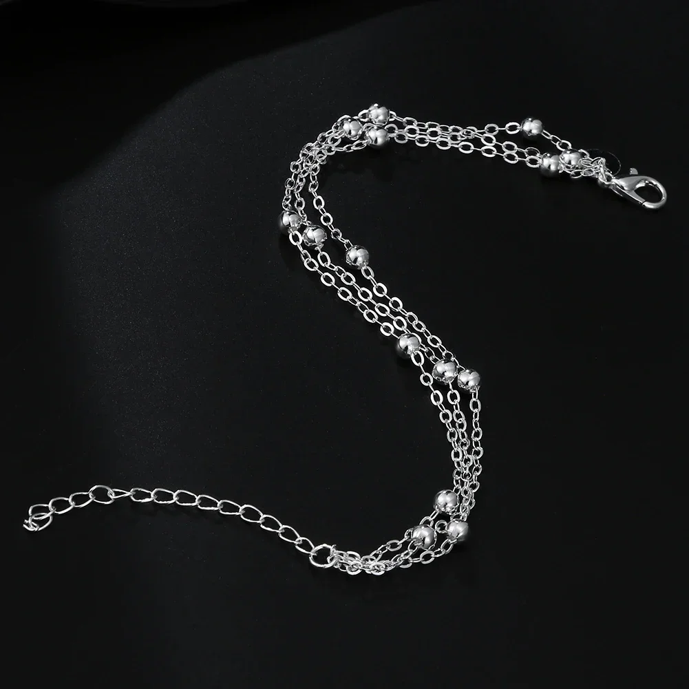 Hot y2k style fashion 925 Sterling silver Beautiful Tassel beads Bracelets for women Luxury designer party wedding jewelry giftS view 5